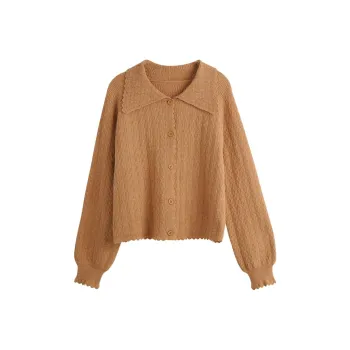 Olrain Knitwear Women's Light Coffee