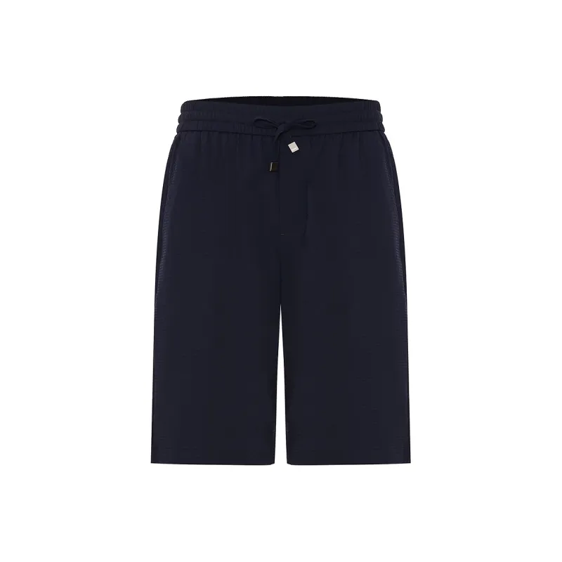 Satchi Casual Shorts Men's Navy Blue-0