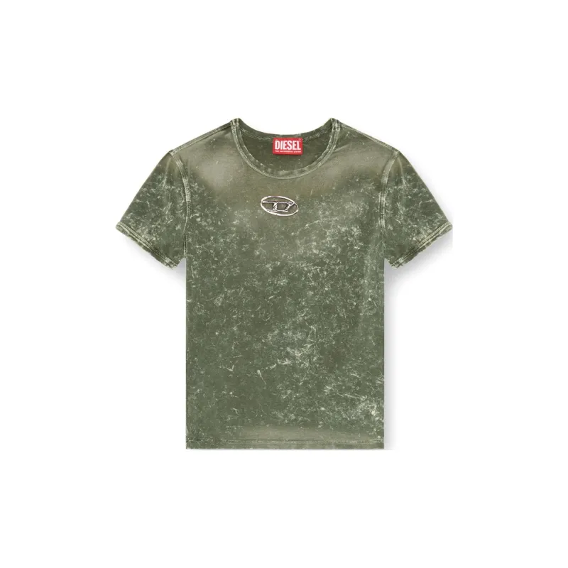 DIESEL T Uncuties Logo plaque T shirt-0