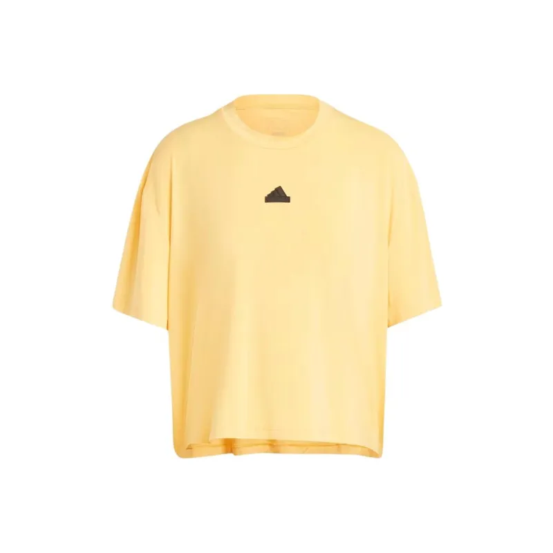 Adidas Free Shipping With AdiClub City Escape Loose Crop Tee-0