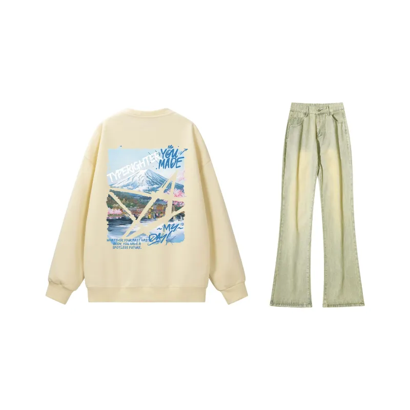 TYPERIGHTER Sweatshirt Set Unisex-12