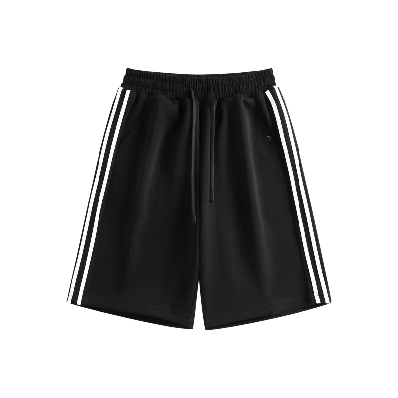 Crayon Shinchan Casual Shorts Unisex Active Black & White-0