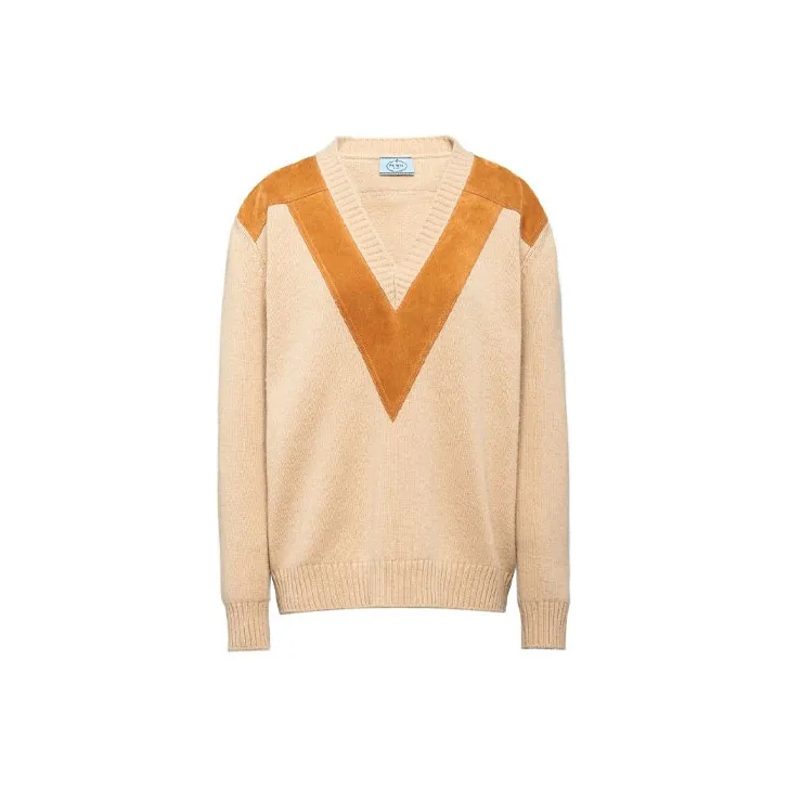 PRADA Loose Fit Sweater Women's Beige-0