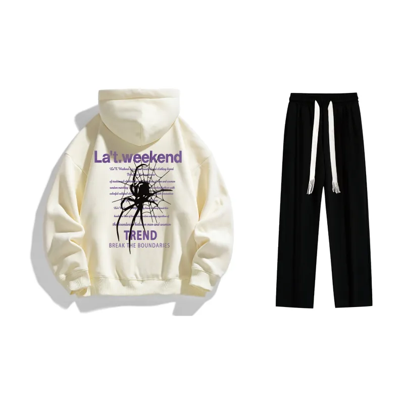 LA'T.WEEKEND Sweatshirt Set Unisex-4