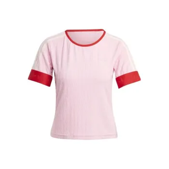 Adidas Originals SS23 Adicolor 70s Retro Series T Shirts Women's Pink