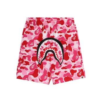 A BATHING APE Abc Camo Shark Sweat Shorts
