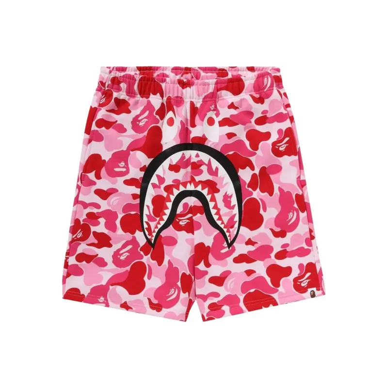Bape Abc Camo Shark Sweat Shorts-0
