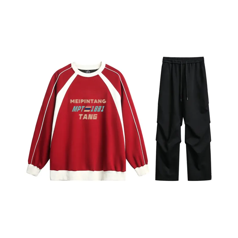 MEIPIN TANG Sweatshirt Set Unisex-36