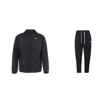 Nike Sweatshirt Set Unisex Black