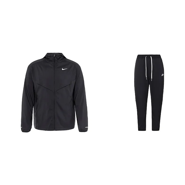 Nike Sweatshirt Set Unisex Black-0