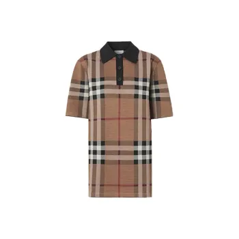 Burberry Check Polo Brown Check