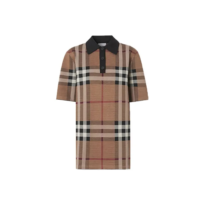 Burberry Check Polo Brown Check-0