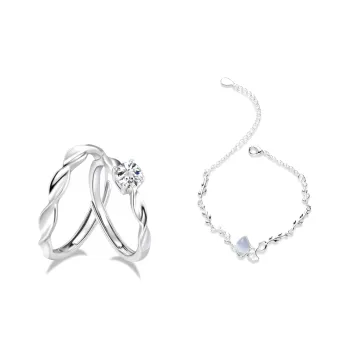 Jingleo Glass Cat Eye Jade Bracelets Unisex