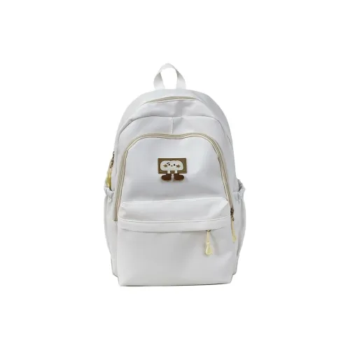 Single Warehouse Nylon Backpack Women's White/Pink/Blue/Yellow/Black