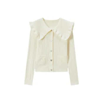 EICHITOO Knitwear Women's Raw White