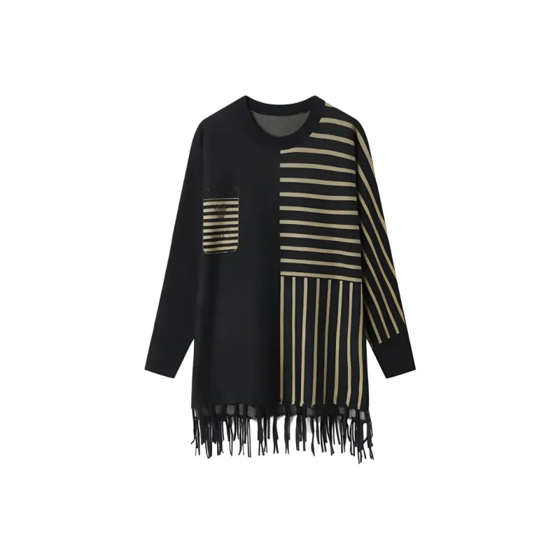 Korean Style Sweater Women's Black-0