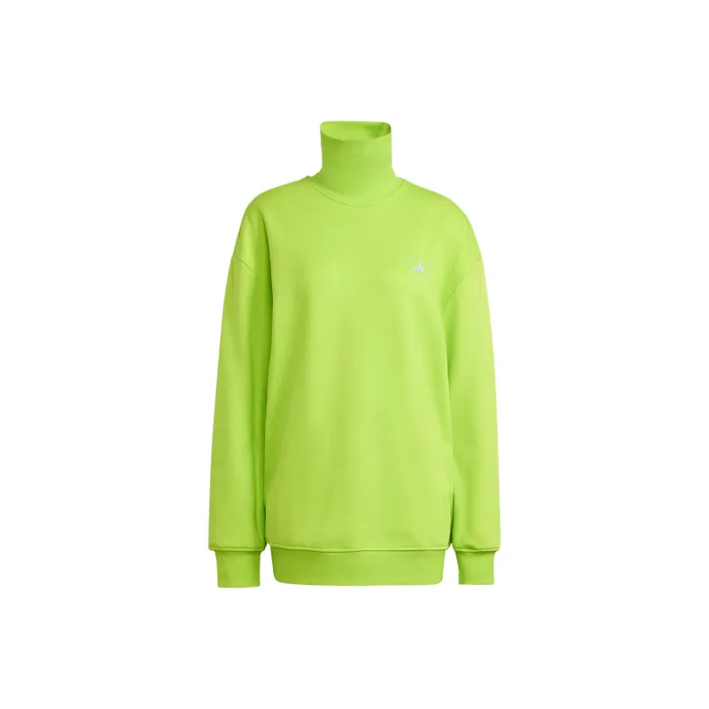 Adidas x STELLA MCCARTNEY FW24 Sweatshirt Women's Neon Green-0