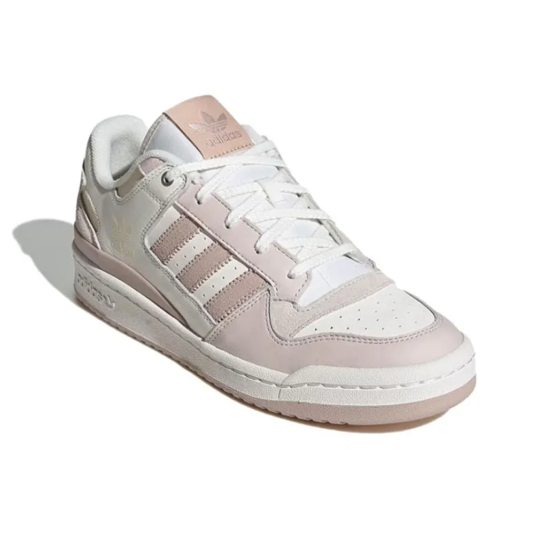 Adidas Originals FORUM Anti Slip Wear Resistant Low Top Skateboard Shoes Unisex Pink-2