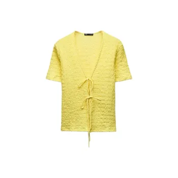 ZARA Knitwear Women's Yellow