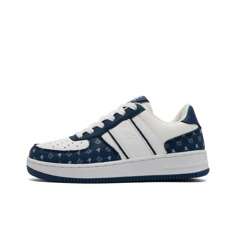 ALI THE FOX Skateboard Shoes Unisex Low Top Milk Tea Powder/Iceberg Blue-57