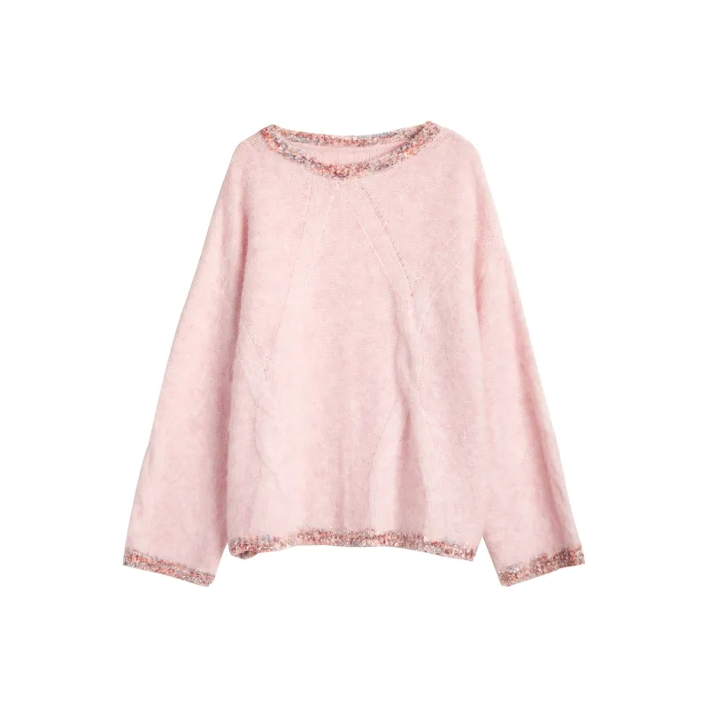 Olrain Sweaters Women's Pink-0