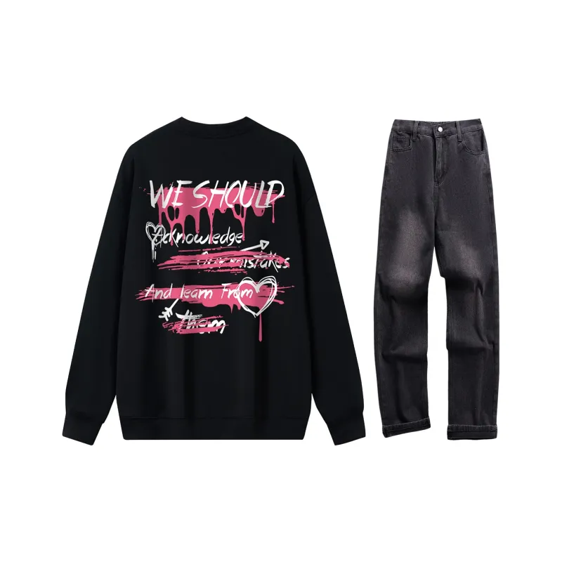 VniVerseVClub Sweatshirt Set Unisex-8