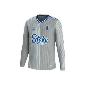 Hummel Everton Third Shirt Soccer Jerseys Men's Gray