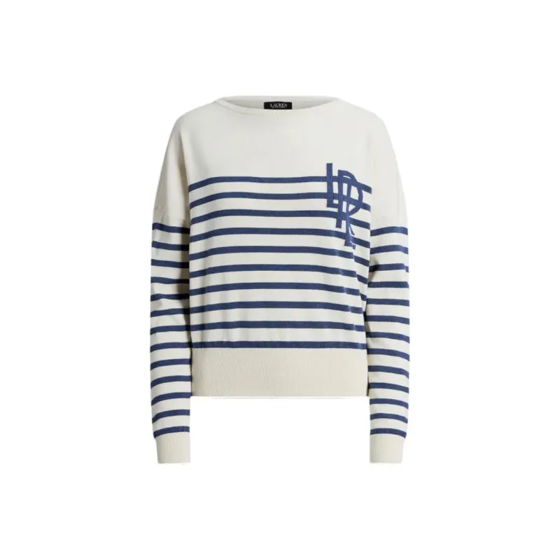 LAUREN RALPH LAUREN Hainvette Striped Cotton Jumper-0