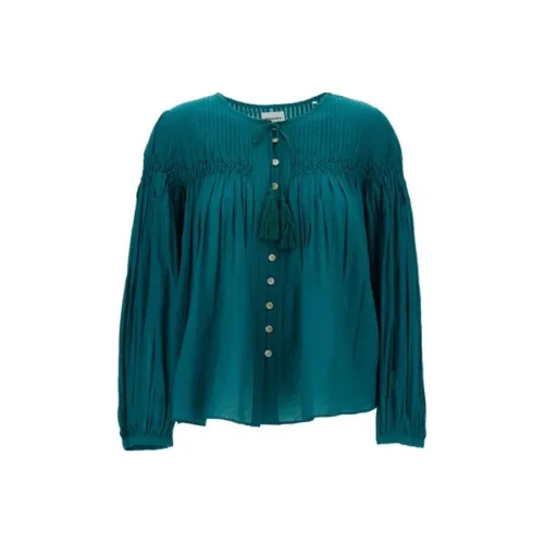 ISABEL MARANT ETOILE Pleat Detailed Buttoned Blouse