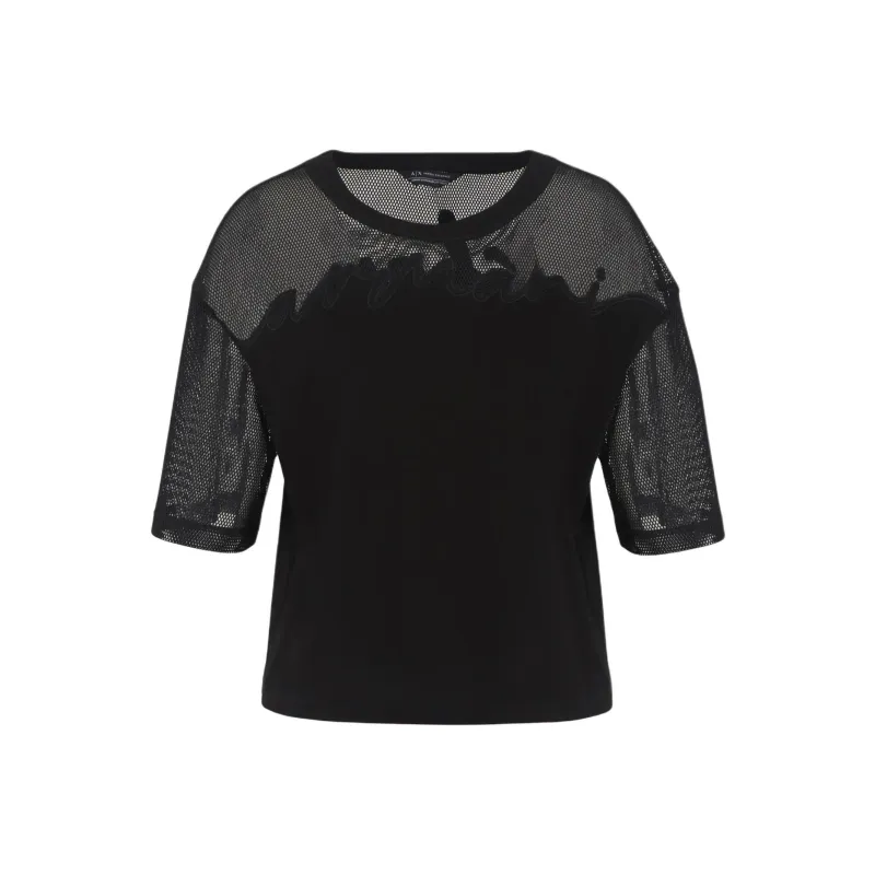 ARMANI EXCHANGE SS24 Drop Shoulder Sleeve T Shirt Women's-0