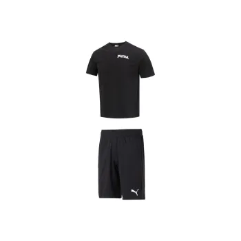 PUMA Casual Sportswear Men Set Black Top+Black Shorts