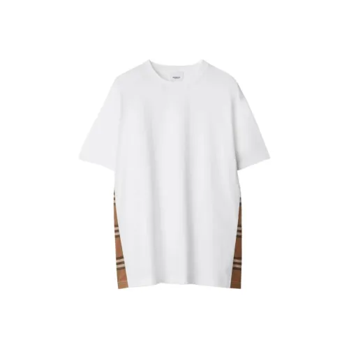 Burberry SS24 Drop Shoulder Sleeve T Shirt Women's White