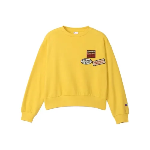 Champion FW24 Sweatshirt Women's Vintage Yellow