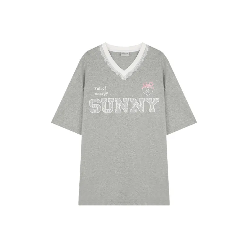 TAKEANAP T Shirt Women's Heather Gray-0