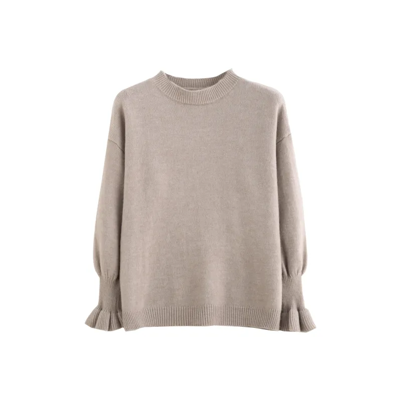 Tonlion Sweater Women's Apricot Gray-0