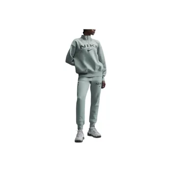 Nike Sportswear Phoenix Fleece Sweatshirt Women's Emerald Horizon/Light Gold/Red Cedar