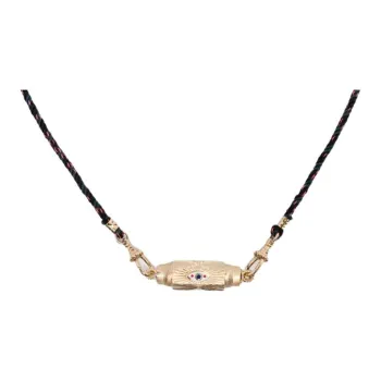 Marie Lichtenberg 14K Yellow Gold Mauli Chocker Necklace