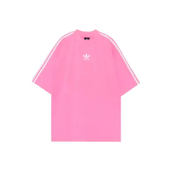 Balenciaga X Adidas Medium Fit T Shirt Neon Pink