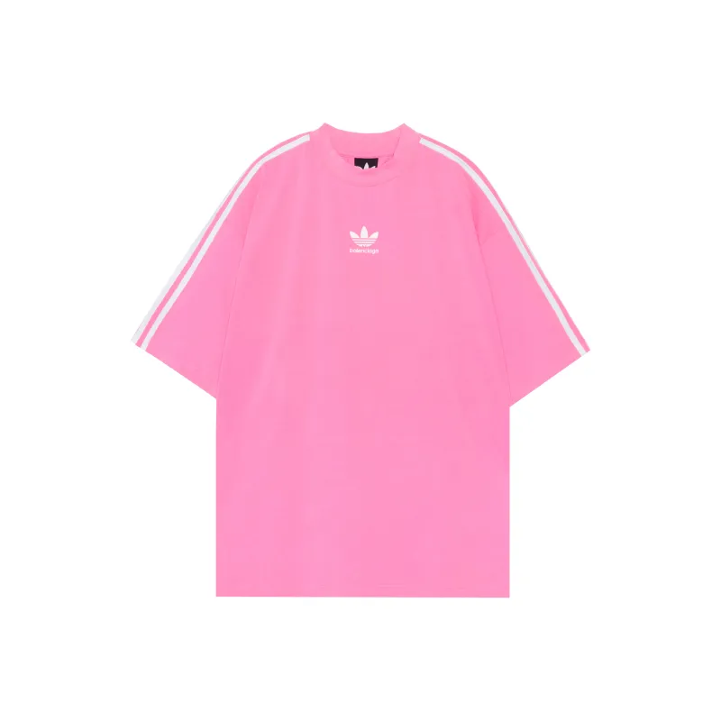 Balenciaga X Adidas Medium Fit T Shirt Neon Pink-0