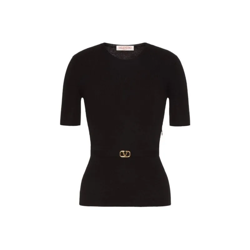Valentino T Shirt Women's Black-0
