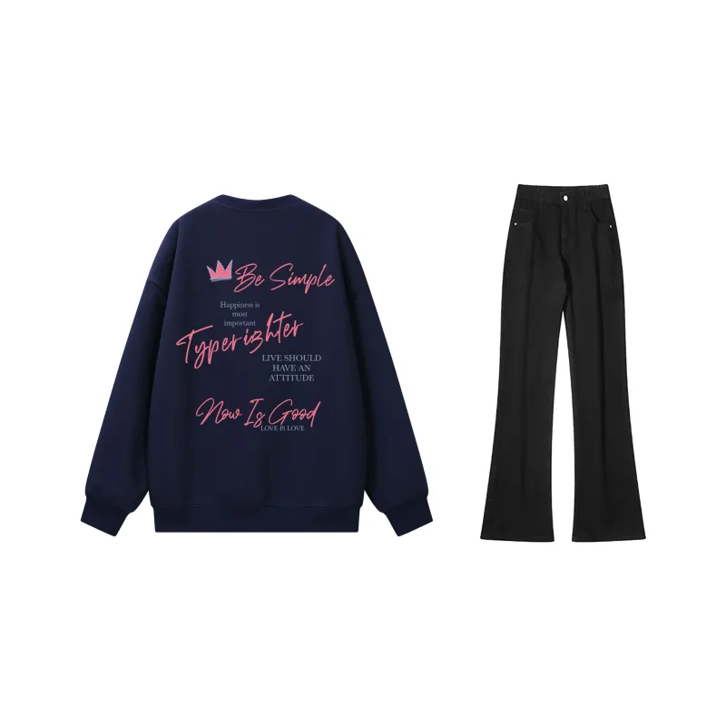 TYPERIGHTER Sweatshirt Set Unisex-6