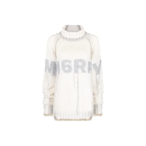 MM6 Maison Margiela FW22 Cashmere Sweater Women's White