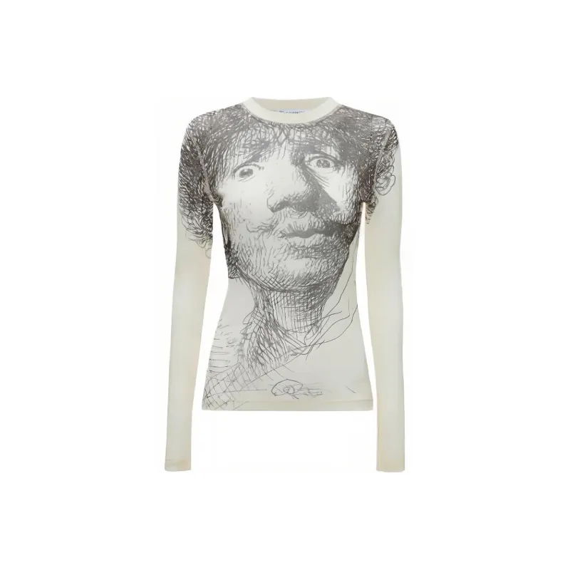 JW Anderson JW Anderson Rembrandt T-Shirts Women's White-0