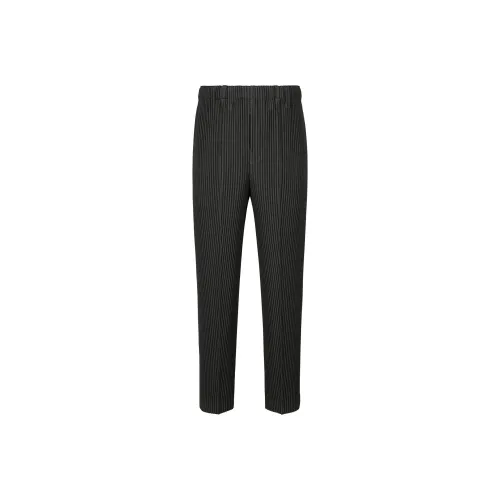 Homme Plissé Issey Miyake SS24 Casual Pants Men's Chart Gray