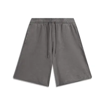 LiNing Sports Life Collection Casual Shorts Men's Road Gray