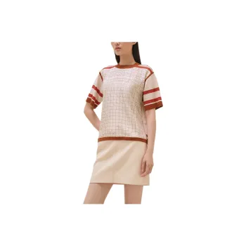 HERMES Sweaters Women's Beige
