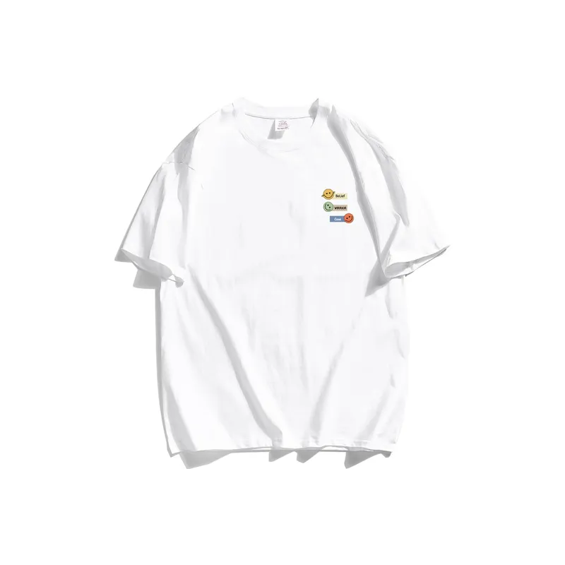 Cotton Gene Drop Shoulder Sleeve T Shirt Women's-0