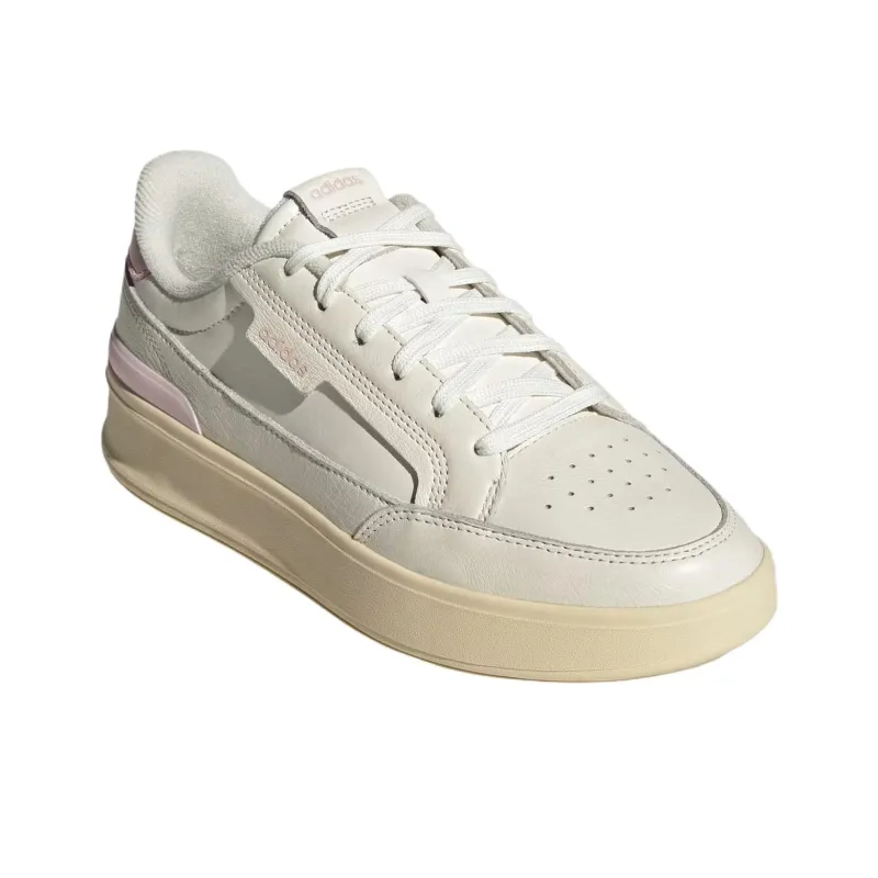 Adidas Aspyre Anti Slip Wear Resistant Low Top Skateboard Shoes Women's White Pink-1