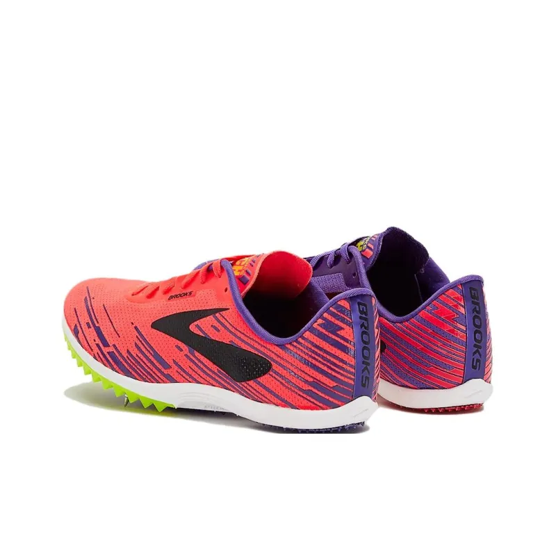 Brooks Cushioning, Wear Resistant Low Top Trail Running Shoes Women's Red Purple-4