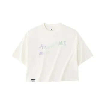 Anta Life Collection T Shirt Women's Tidal Cloud White